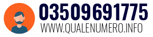 Numero di telefono 03509691775 03509691775