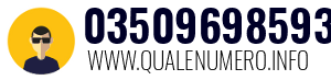 Numero di telefono 03509698593 03509698593