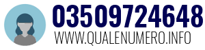 Numero di telefono 03509724648 03509724648