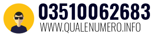 Numero di telefono 03510062683 03510062683