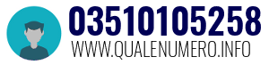 Numero di telefono 03510105258 03510105258