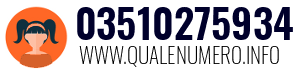 Numero di telefono 03510275934 03510275934