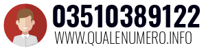 Numero di telefono 03510389122 03510389122