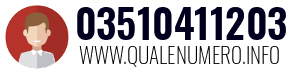 Numero di telefono 03510411203 03510411203