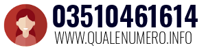 Numero di telefono 03510461614 03510461614