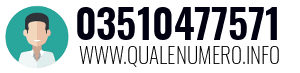 Numero di telefono 03510477571 03510477571