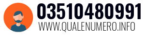 Numero di telefono 03510480991 03510480991