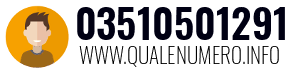 Numero di telefono 03510501291 03510501291