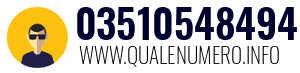 Numero di telefono 03510548494 03510548494