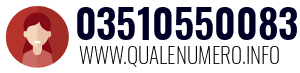 Numero di telefono 03510550083 03510550083