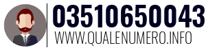 Numero di telefono 03510650043 03510650043