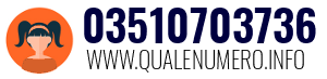 Numero di telefono 03510703736 03510703736
