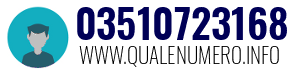 Numero di telefono 03510723168 03510723168