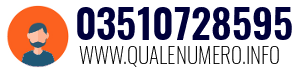 Numero di telefono 03510728595 03510728595