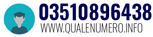 Numero di telefono 03510896438 03510896438