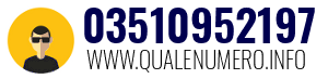 Numero di telefono 03510952197 03510952197