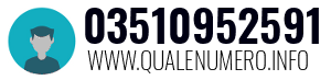Numero di telefono 03510952591 03510952591