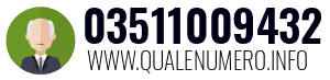 Numero di telefono 03511009432 03511009432
