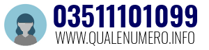 Numero di telefono 03511101099 03511101099