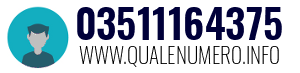 Numero di telefono 03511164375 03511164375
