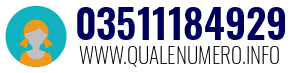 Numero di telefono 03511184929 03511184929