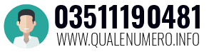 Numero di telefono 03511190481 03511190481