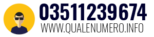 Numero di telefono 03511239674 03511239674
