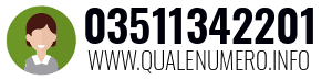 Numero di telefono 03511342201 03511342201