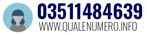 Numero di telefono 03511484639 03511484639