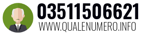 Numero di telefono 03511506621 03511506621