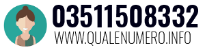 Numero di telefono 03511508332 03511508332