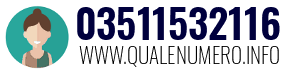 Numero di telefono 03511532116 03511532116