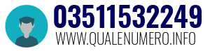Numero di telefono 03511532249 03511532249
