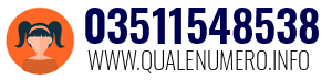 Numero di telefono 03511548538 03511548538