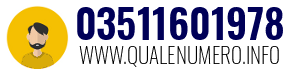 Numero di telefono 03511601978 03511601978