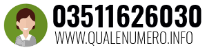 Numero di telefono 03511626030 03511626030