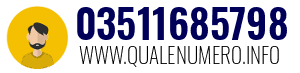 Numero di telefono 03511685798 03511685798