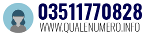 Numero di telefono 03511770828 03511770828