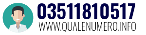 Numero di telefono 03511810517 03511810517
