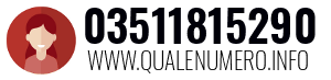 Numero di telefono 03511815290 03511815290