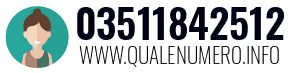 Numero di telefono 03511842512 03511842512