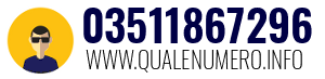 Numero di telefono 03511867296 03511867296