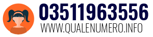 Numero di telefono 03511963556 03511963556