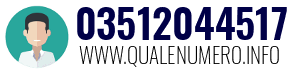 Numero di telefono 03512044517 03512044517