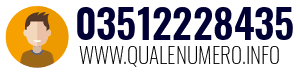 Numero di telefono 03512228435 03512228435
