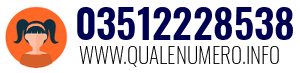 Numero di telefono 03512228538 03512228538