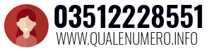 Numero di telefono 03512228551 03512228551