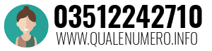 Numero di telefono 03512242710 03512242710