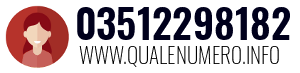 Numero di telefono 03512298182 03512298182