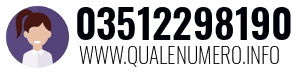 Numero di telefono 03512298190 03512298190